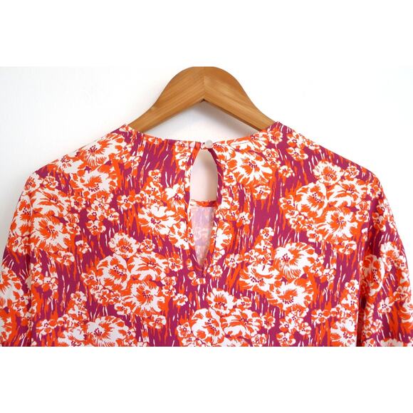 RACHEL COMEY New York Red Floral Spright Top Blouse Made USA Shopbop 6 $325 - Picture 10 of 16